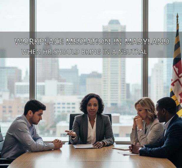 Workplace Mediation in Maryland: When HR Should Bring in a Neutral
