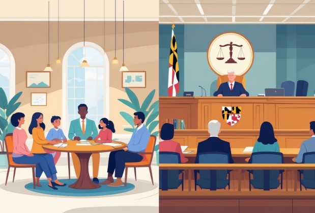 What's the Difference Between Mediation and Litigation in Maryland Family Cases?