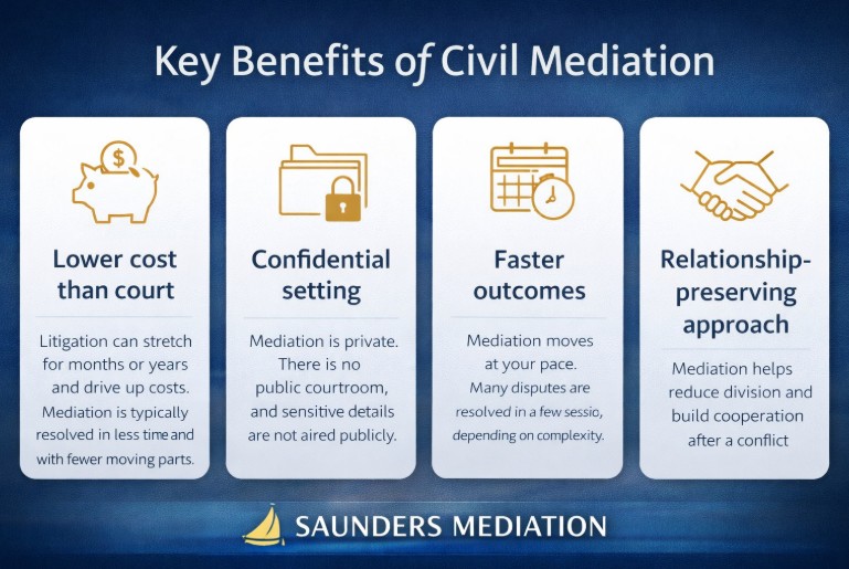 Key Benefits of Civil Mediation