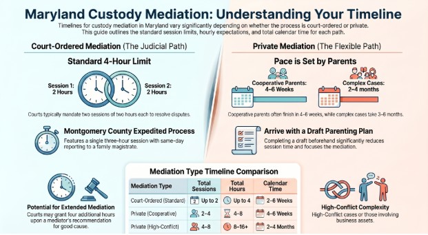 Custody and Visitation Mediation Timeline