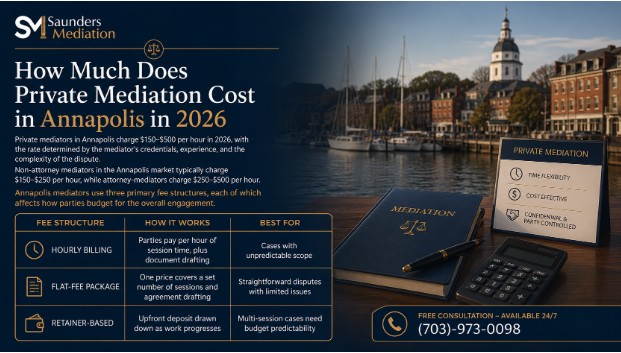 How Much Does Private Mediation Cost in Annapolis in 2026